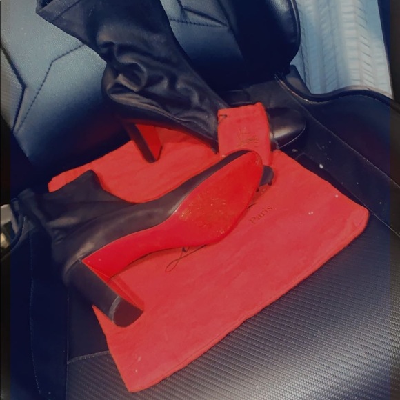 Size 40.5 black GENA BOOTIE NAPPA STRETCH - Picture 5 of 5